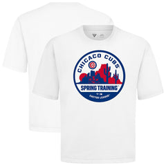 Chicago Cubs Levelwear Spring Training Badge Luxe Signature Knit T-Shirt - White T-shirts