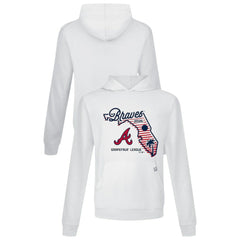 Atlanta Braves Levelwear Sunrise Relay Hoodie - White Hoodies