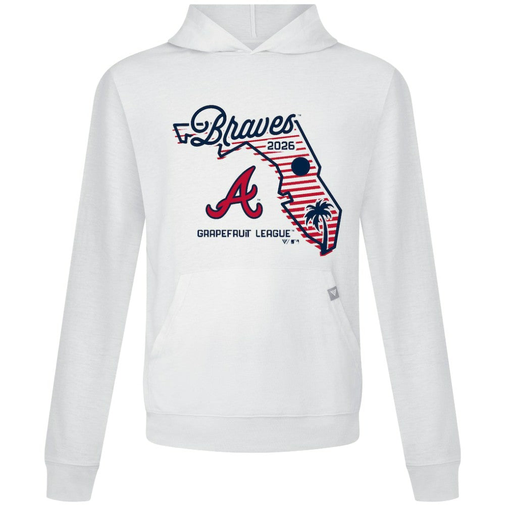 Atlanta Braves Levelwear Sunrise Relay Hoodie - White Hoodies