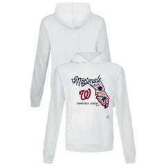 Washington Nationals Levelwear Sunrise Relay Hoodie - White Hoodies