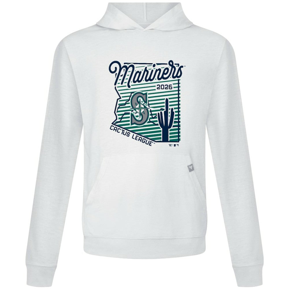 Seattle Mariners Levelwear Sunrise Relay Hoodie - White Hoodies