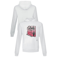 Cincinnati Reds Levelwear Sunrise Relay Hoodie - White Hoodies