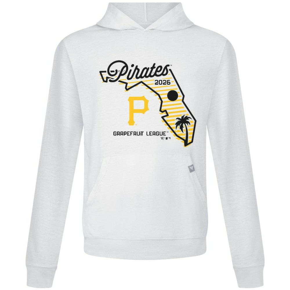 Pittsburgh Pirates Levelwear Sunrise Relay Hoodie - White Hoodies