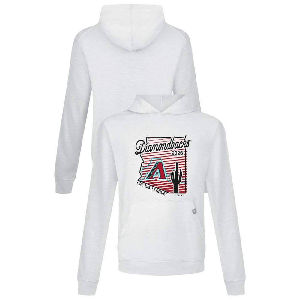 Arizona Diamondbacks Levelwear Sunrise Relay Hoodie - White Hoodies