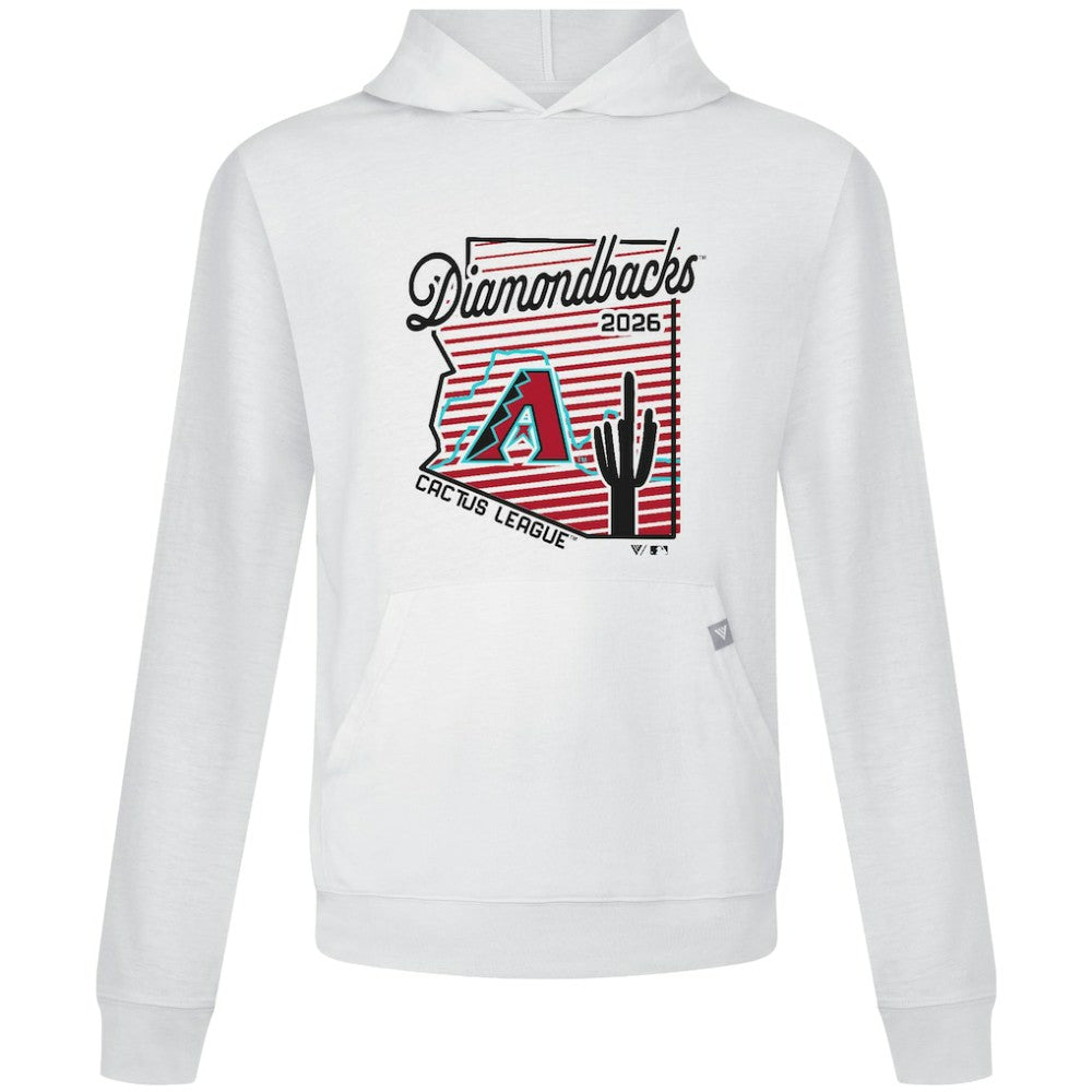Arizona Diamondbacks Levelwear Sunrise Relay Hoodie - White Hoodies