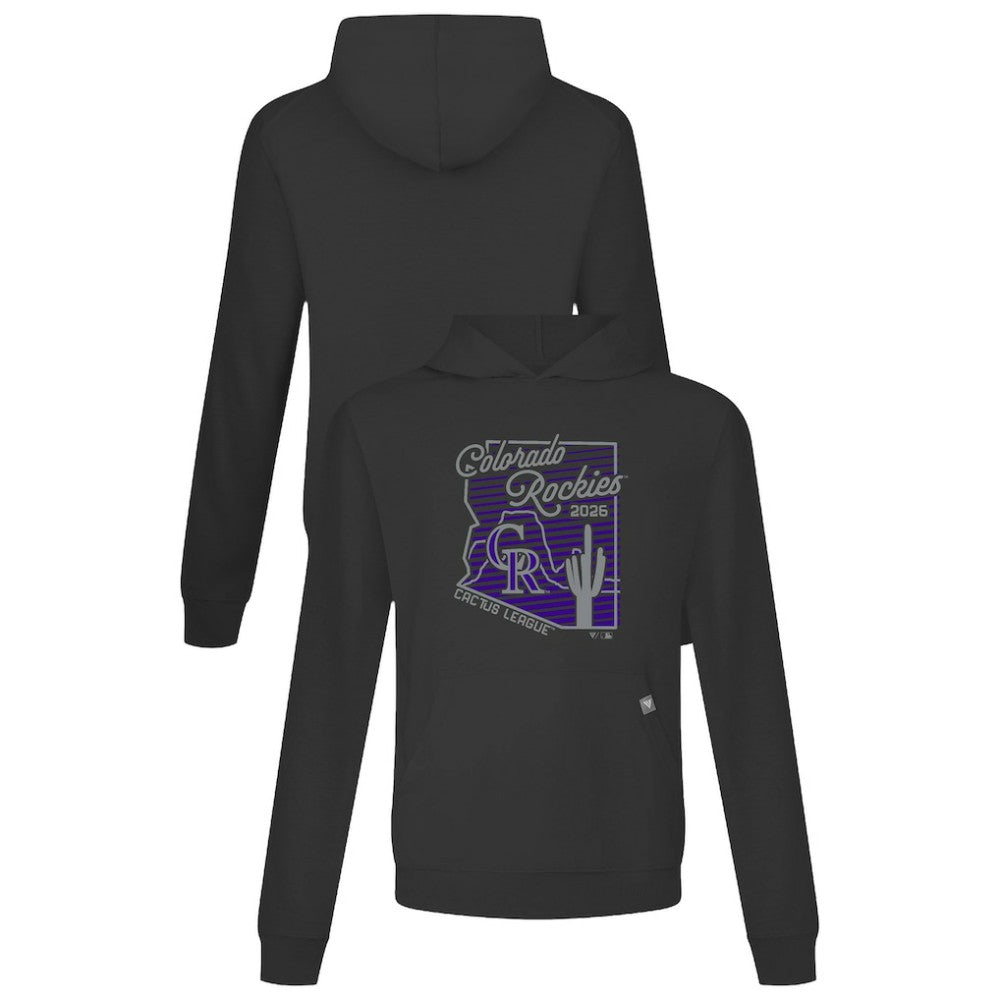 Colorado Rockies Levelwear Sunrise Relay Hoodie - Black Hoodies