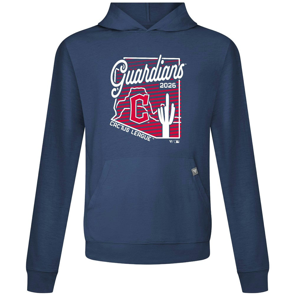 Cleveland Guardians Levelwear Sunrise Relay Hoodie - Navy Hoodies