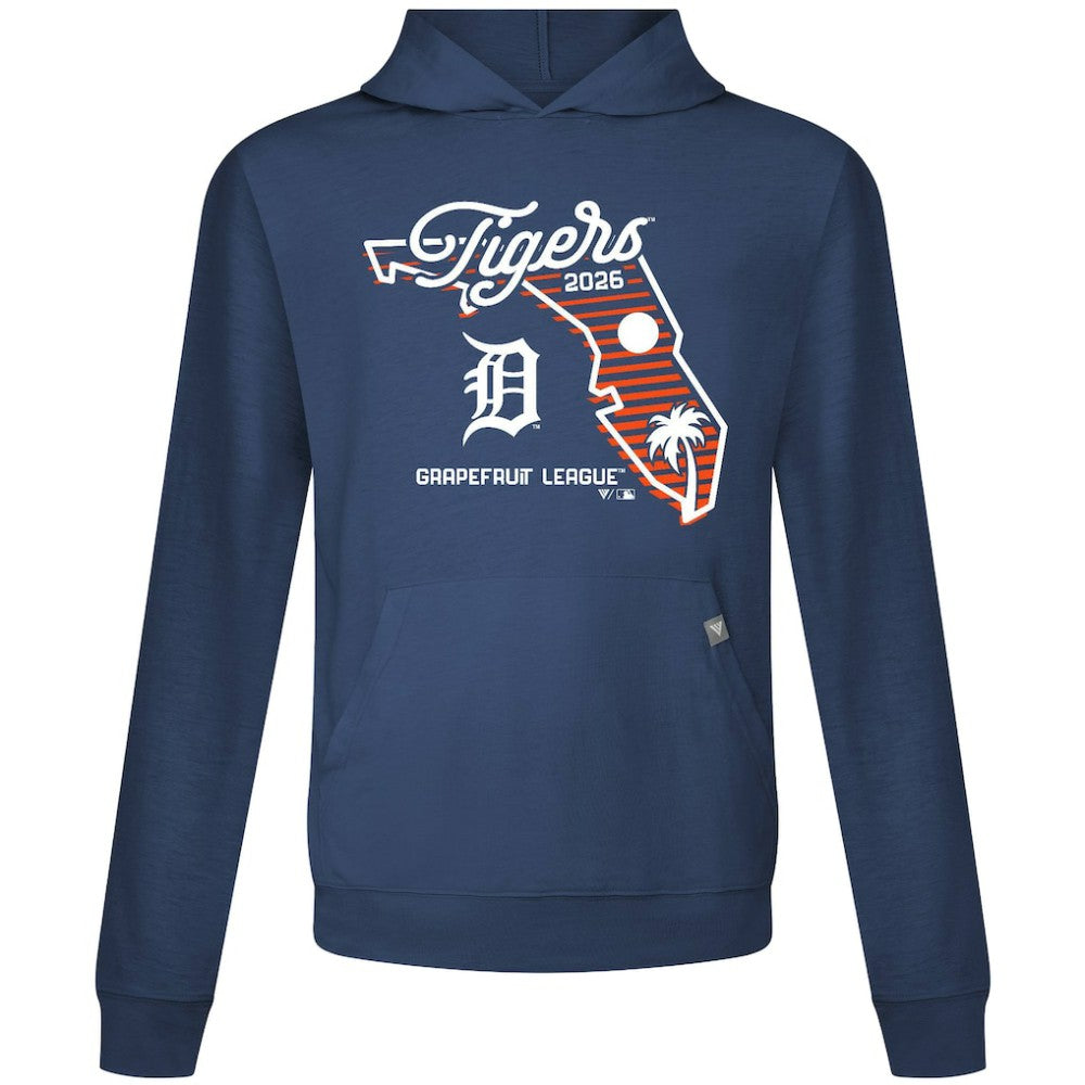 Detroit Tigers Levelwear Sunrise Relay Hoodie - Navy Hoodies
