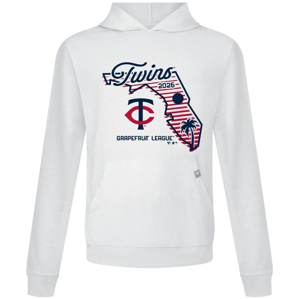 Minnesota Twins Levelwear Sunrise Relay Hoodie - White Hoodies