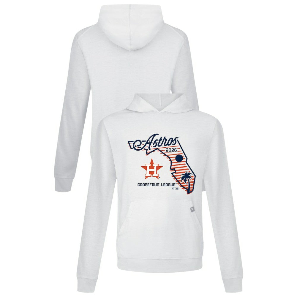Houston Astros Levelwear Sunrise Relay Hoodie - White Hoodies
