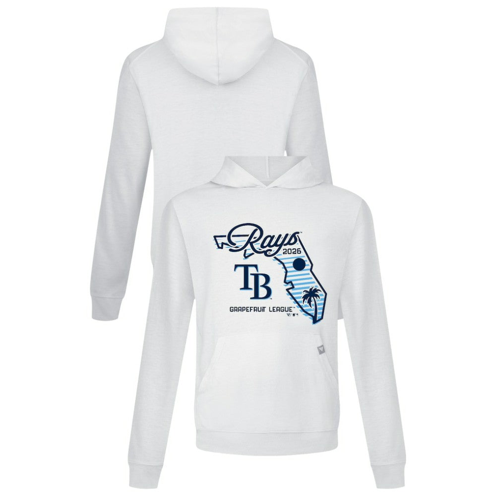 Tampa Bay Rays Levelwear Sunrise Relay Hoodie - White Hoodies