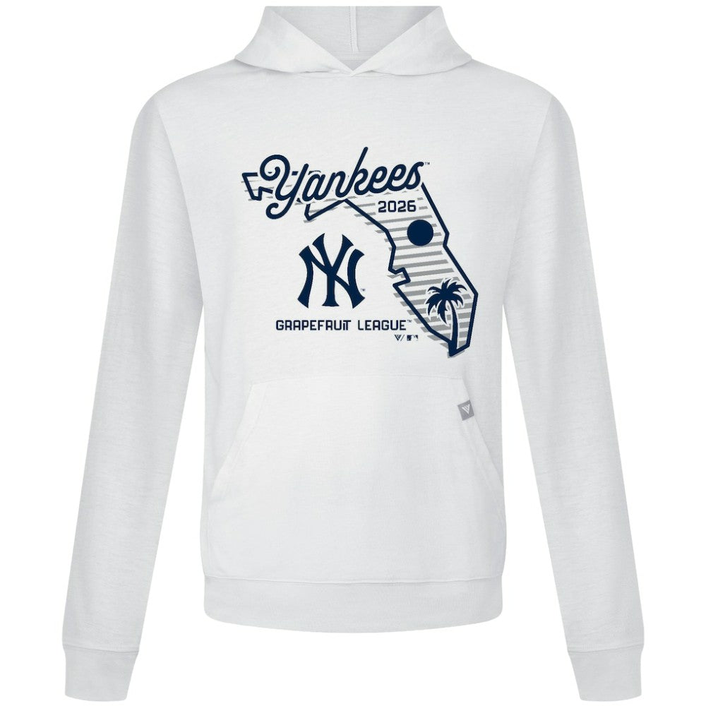 New York Yankees Levelwear Sunrise Relay Hoodie - White Hoodies