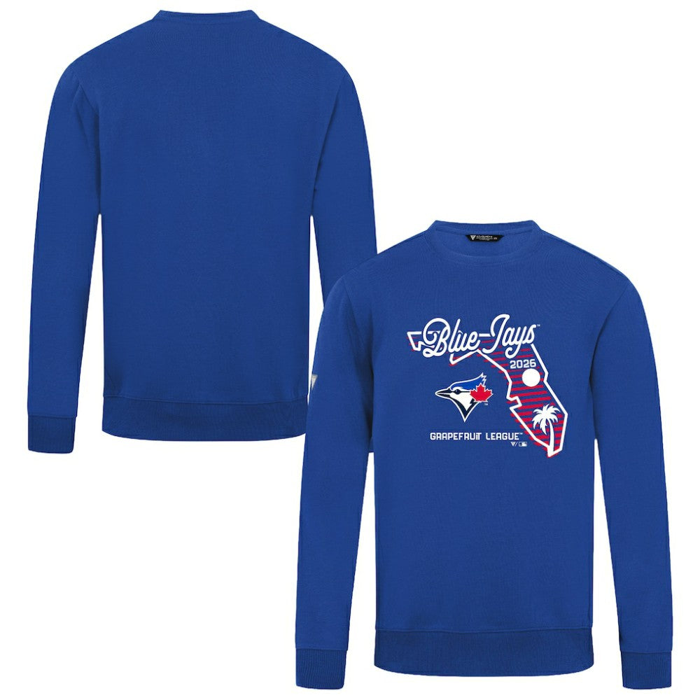 Toronto Blue Jays Levelwear Zane Sunrise Sweatshirt - Royal Sweatshirts