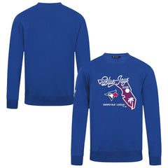 Toronto Blue Jays Levelwear Zane Sunrise Sweatshirt - Royal Sweatshirts