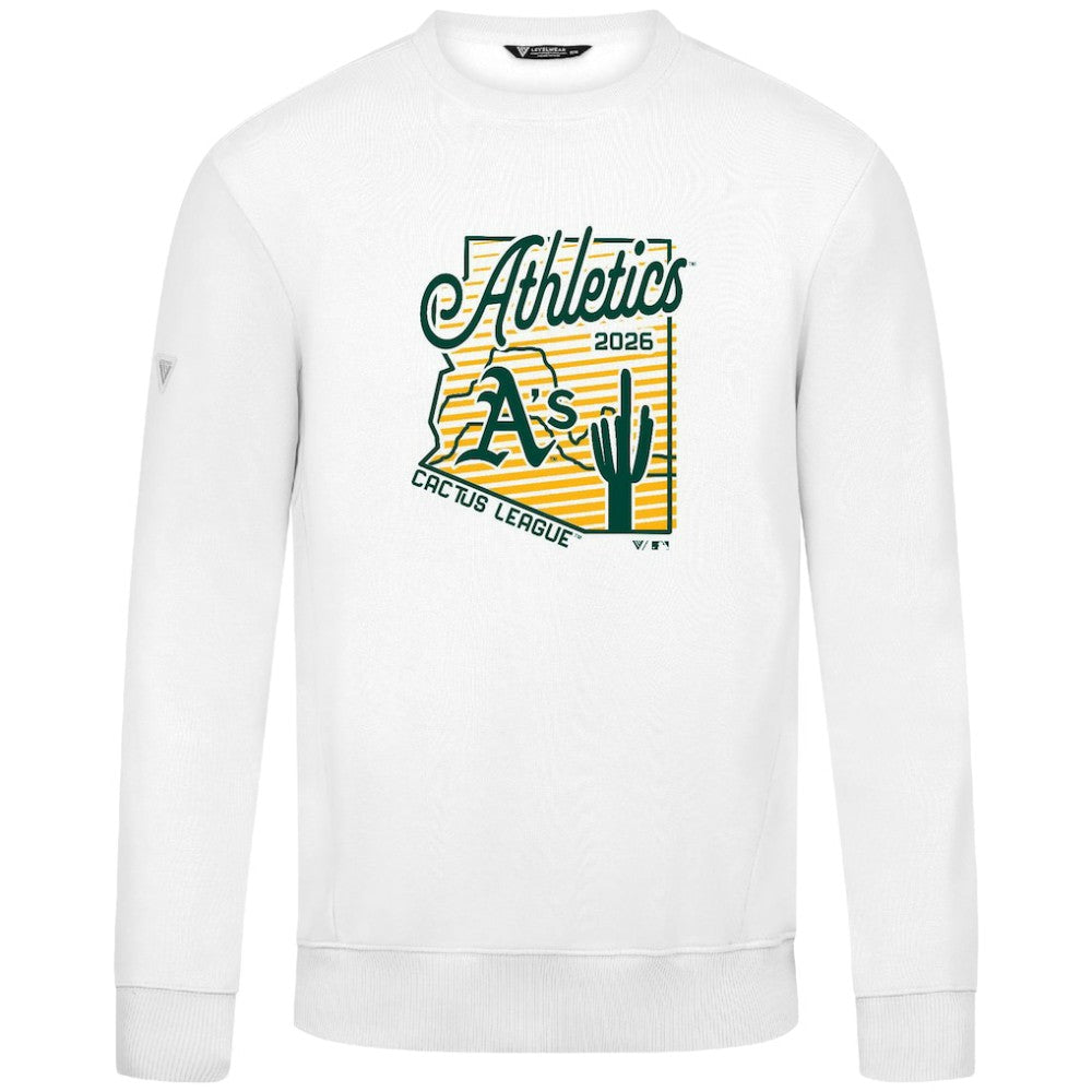 Athletics Levelwear Zane Sunrise Sweatshirt - White Sweatshirts