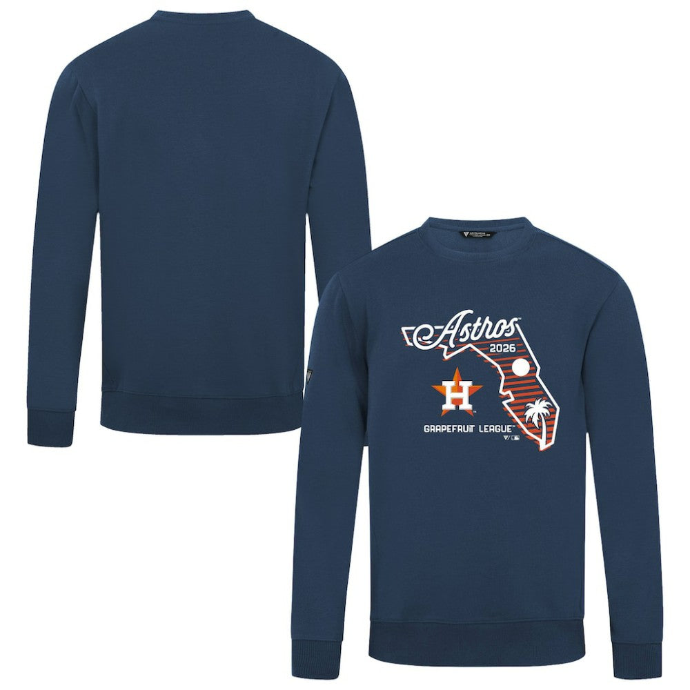 Houston Astros Levelwear Zane Sunrise Sweatshirt - Navy Sweatshirts