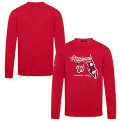 Washington Nationals Levelwear Zane Sunrise Sweatshirt - Red Sweatshirts
