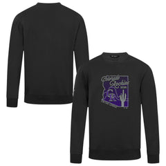 Colorado Rockies Levelwear Zane Sunrise Sweatshirt - Black Sweatshirts