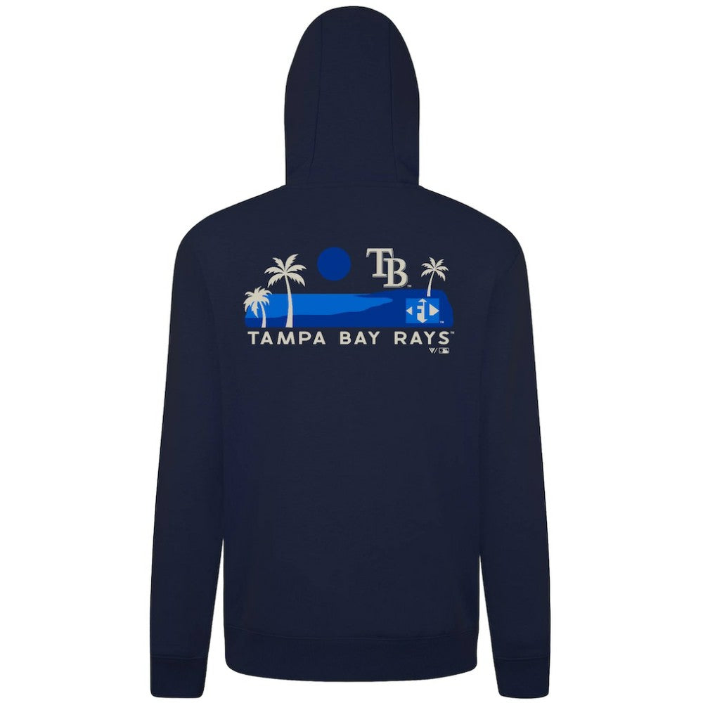 Tampa Bay Rays Levelwear Panoramic Podium Hoodie - Navy Hoodies