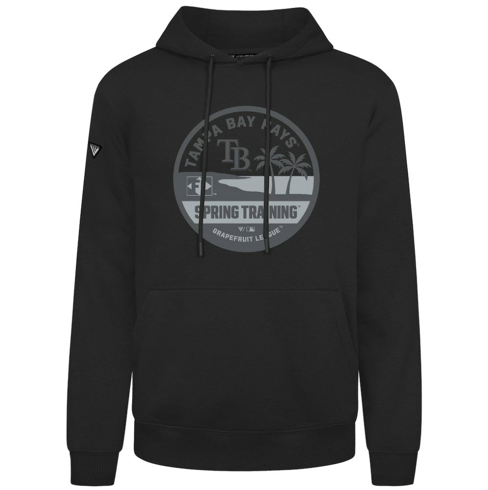 Tampa Bay Rays Levelwear Spring Badge Podium Hoodie - Black Hoodies