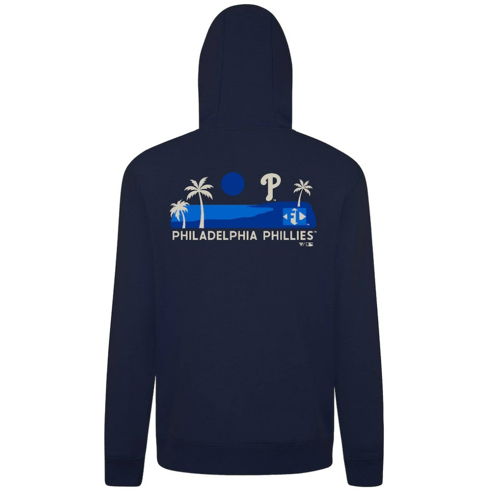 Philadelphia Phillies Levelwear Panoramic Podium Hoodie - Navy Hoodies