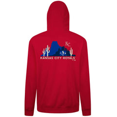 Kansas City Royals Levelwear Panoramic Podium Hoodie - Red Hoodies