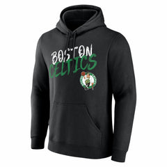 Boston Celtics Big & Tall Hustle Personalized Name & Number Hoodie Black