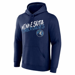 Minnesota Timberwolves Big & Tall Hustle Personalized Name & Number Hoodie Navy