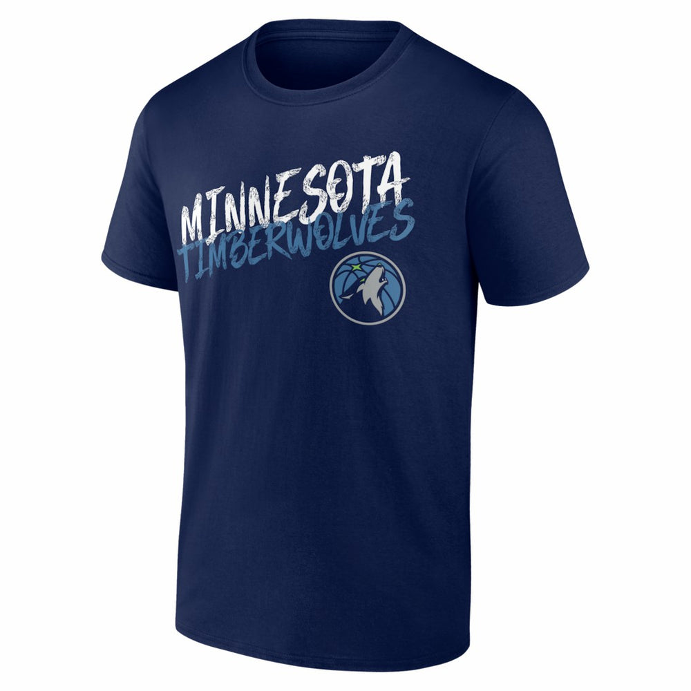 Minnesota Timberwolves Big & Tall Hustle Personalized Name & Number T-Shirt Navy