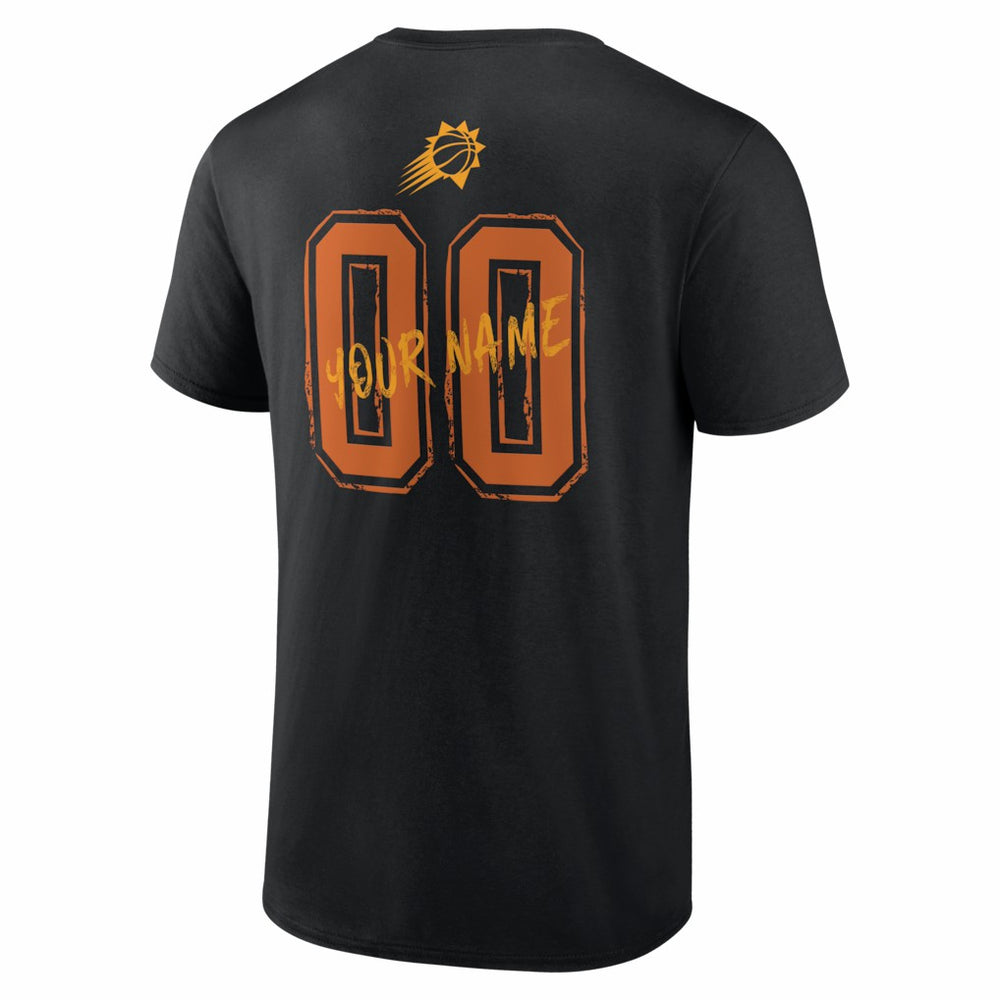 Phoenix Suns Big & Tall Hustle Personalized Name & Number T-Shirt Black