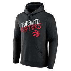 Toronto Raptors Big & Tall Hustle Personalized Name & Number Hoodie Black