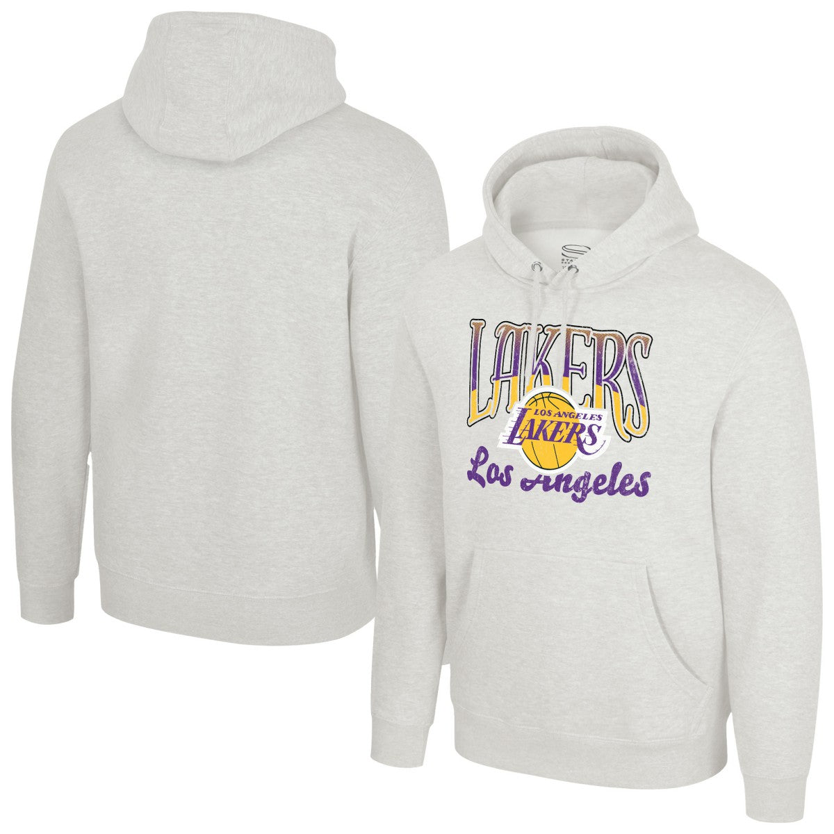 Los Angeles Lakers Stadium Essentials Unisex Sky High Hoodie Oatmeal outlet