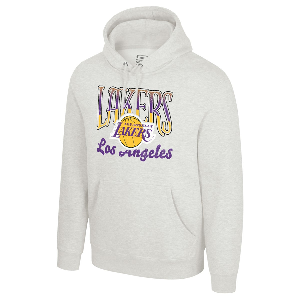 Los Angeles Lakers Stadium Essentials Unisex Sky High Hoodie Oatmeal outlet