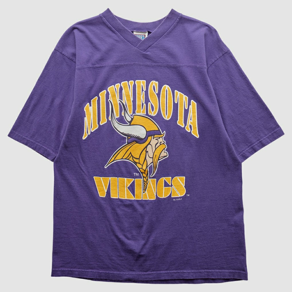 Minnesota Vikings Sport Attack 90s T-shirt - Purple T-shirts