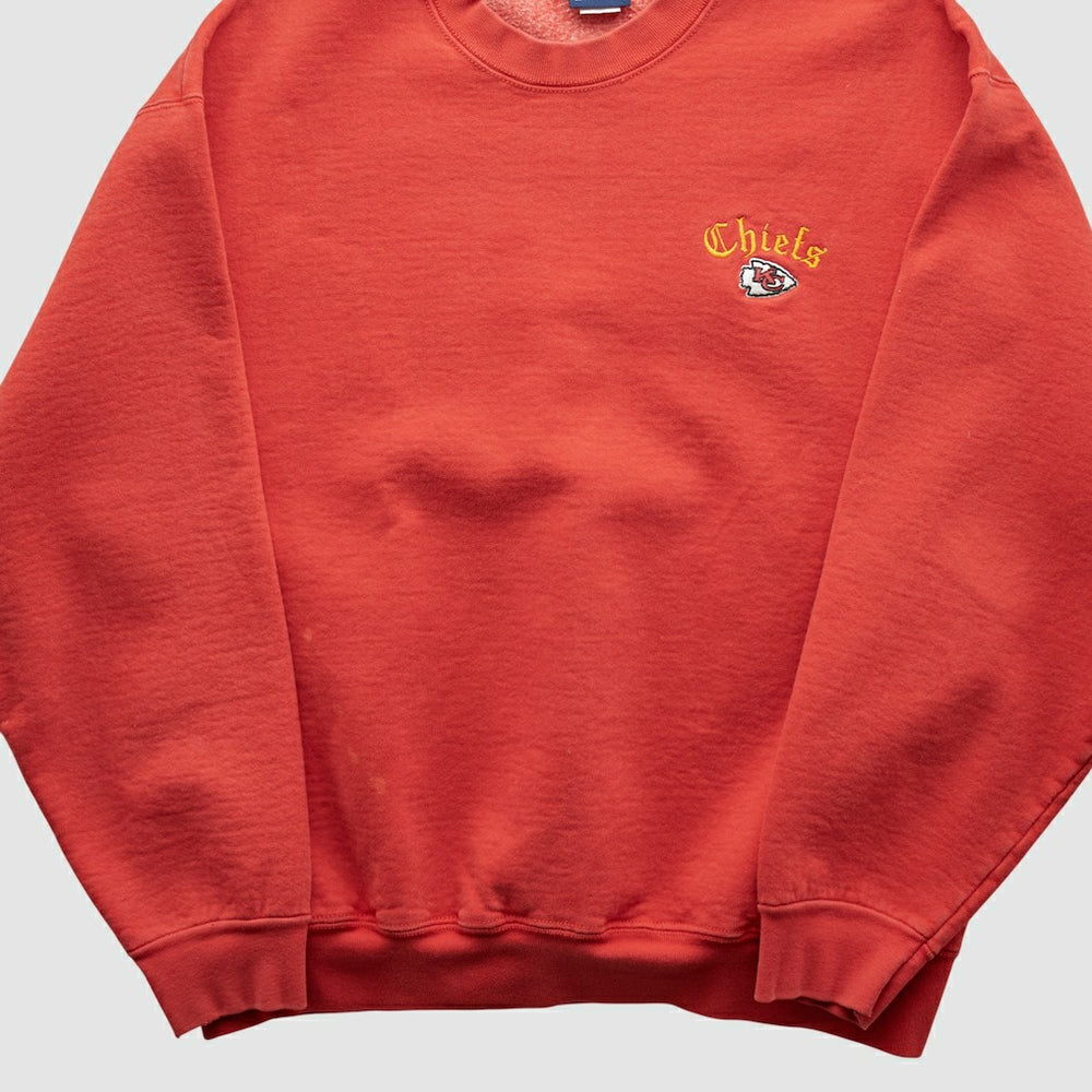 Kansas City Chiefs Galt Sand 90s Pullover Sweatshirt - Red Pullover