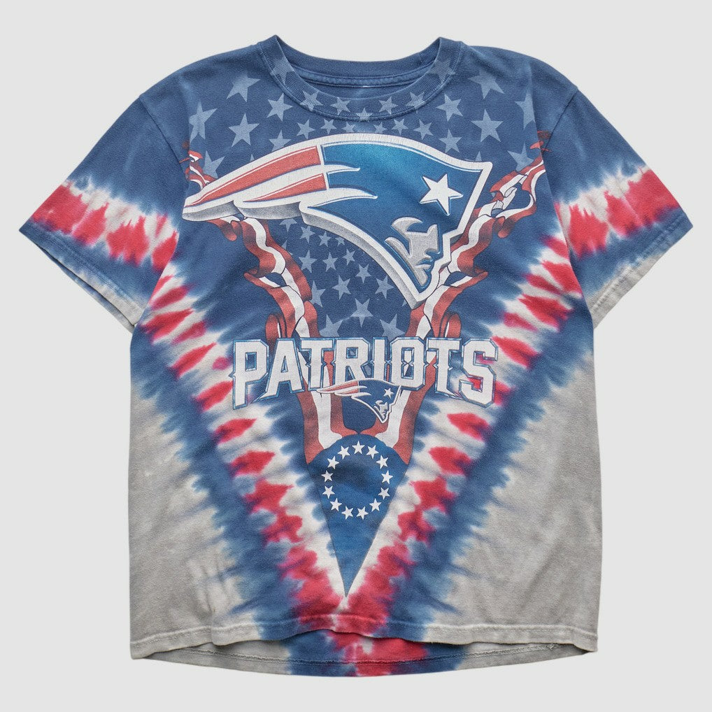 New England Patriots Majestic 2000s T-shirt - Blue T-shirts