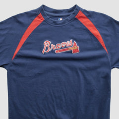 Atlanta Braves Genuine Merchandise 2000s T-shirt - Navy - Vintage T-shirts