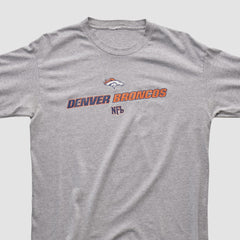 Denver Broncos 2000s Long Sleeve T-shirt - Heather Gray T-shirts