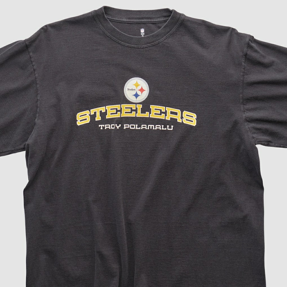 Pittsburgh Steelers NFL 2000s Long Sleeve T-shirt - Black T-shirts