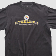Pittsburgh Steelers NFL 2000s Long Sleeve T-shirt - Black T-shirts