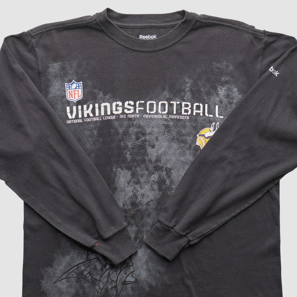 Minnesota Vikings Reebok 2000s Long Sleeve T-shirt - Black T-shirts