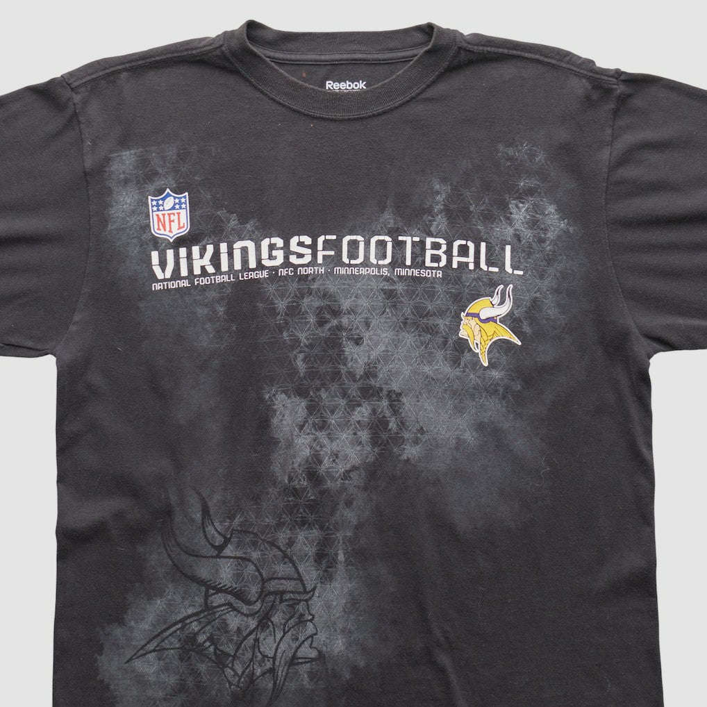 Minnesota Vikings Reebok 2000s Long Sleeve T-shirt - Black T-shirts