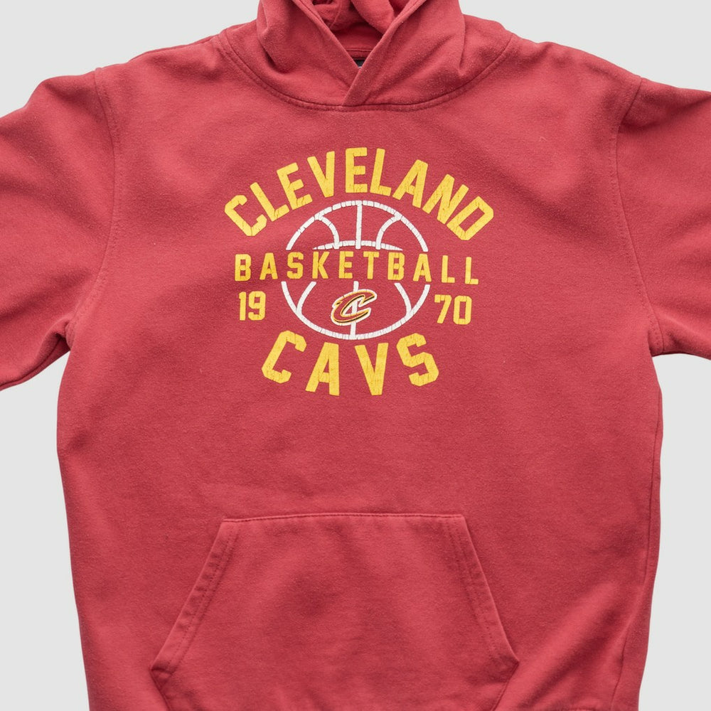 Cleveland Cavaliers NBA 2010s Hooded Pullover Sweatshirt Red Vintage - Vintage