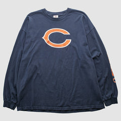 Chicago Bears NFL 2010s Long Sleeve T-shirt - Navy T-shirts