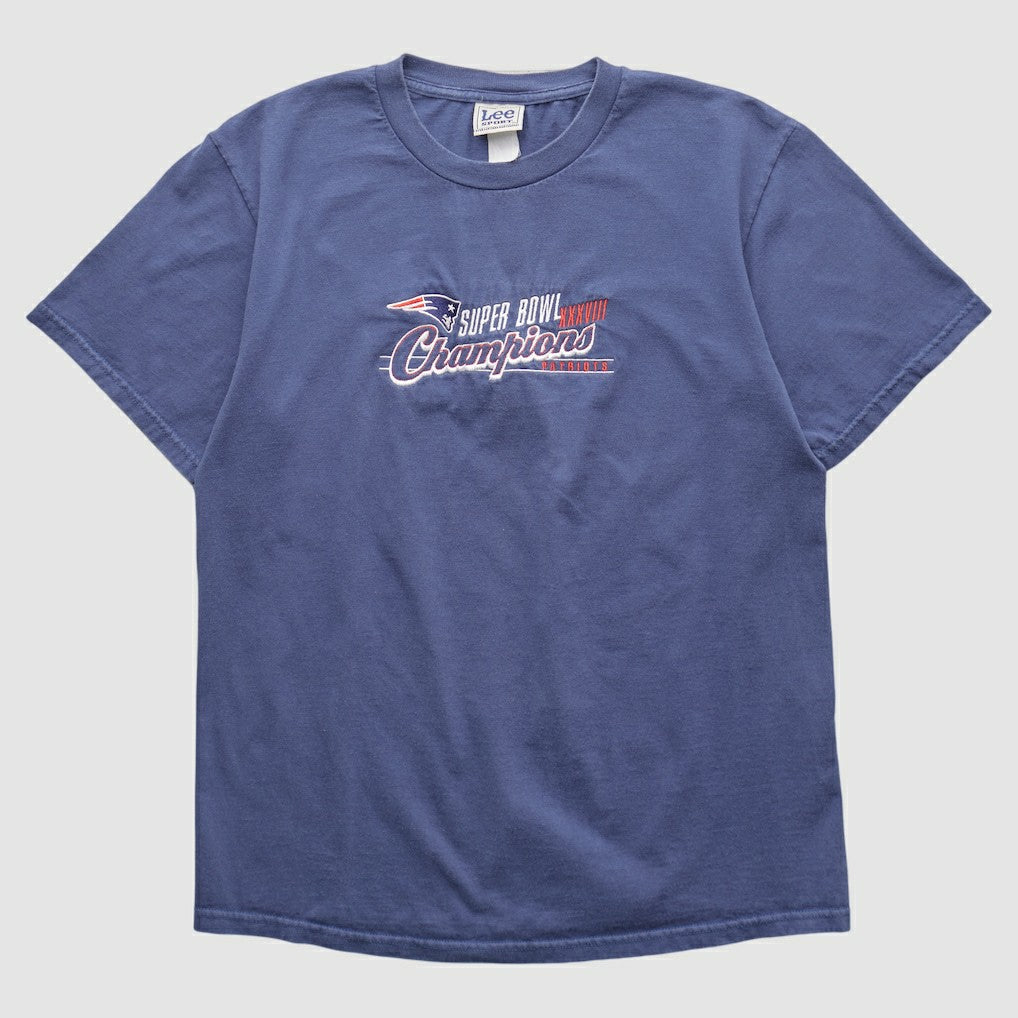 New England Patriots Lee Apparel 2000s T-shirt - Blue T-shirts