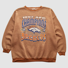 Denver Broncos Tultex 1997 Pullover Sweatshirt - Brown Pullover