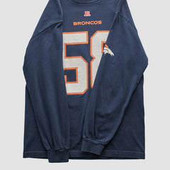 Denver Broncos NFL 2010s Long Sleeve T-shirt - Navy T-shirts