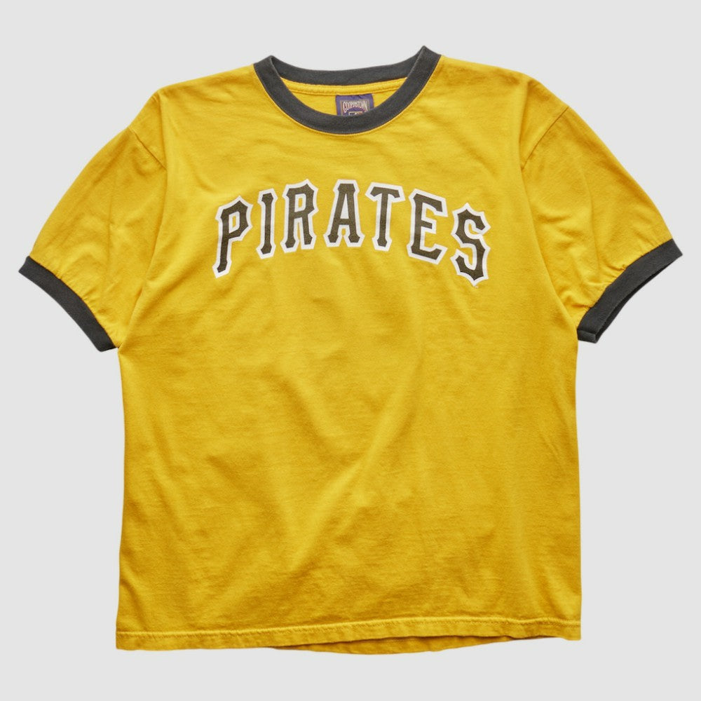 Pittsburgh Pirates Cooperstown Collection 2000s T-shirt - Yellow - Vintage T-shirts