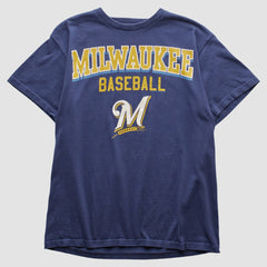 Milwaukee Brewers Genuine Merchandise 2000s T-shirt - Navy - Vintage T-shirts
