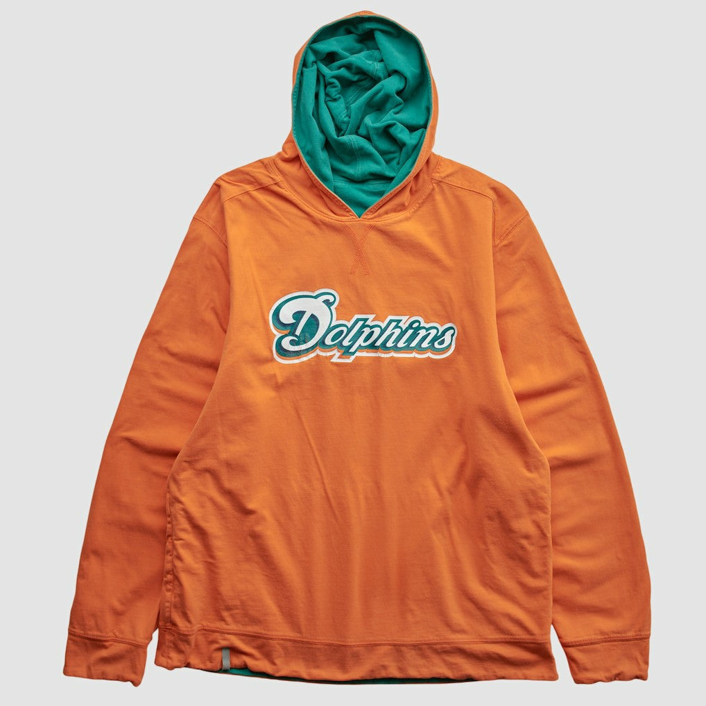 Miami Dolphins 2010s Hooded Pullover Sweatshirt - Teal Pullover